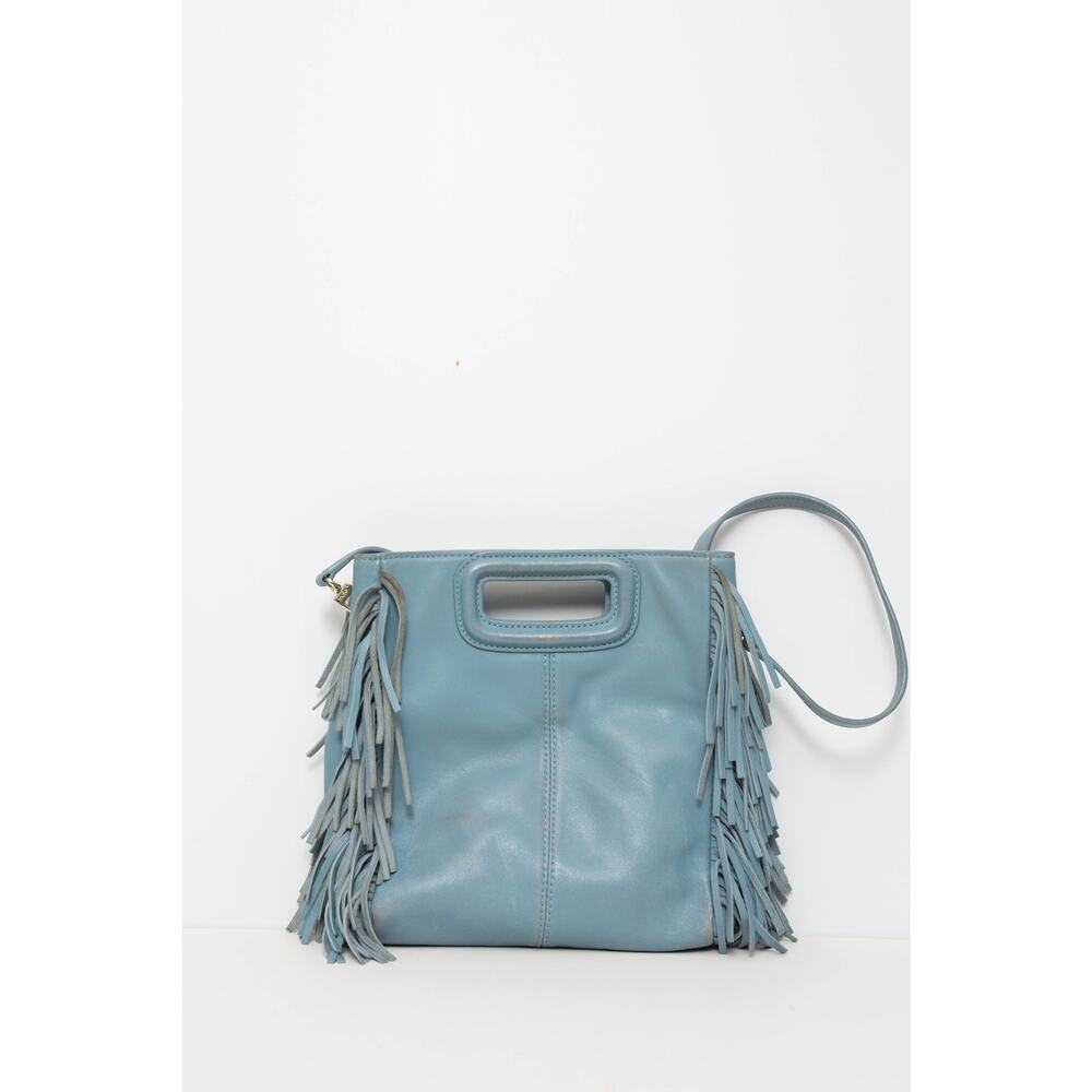 Maje Fringe Leather Bag - Picture 3 of 8